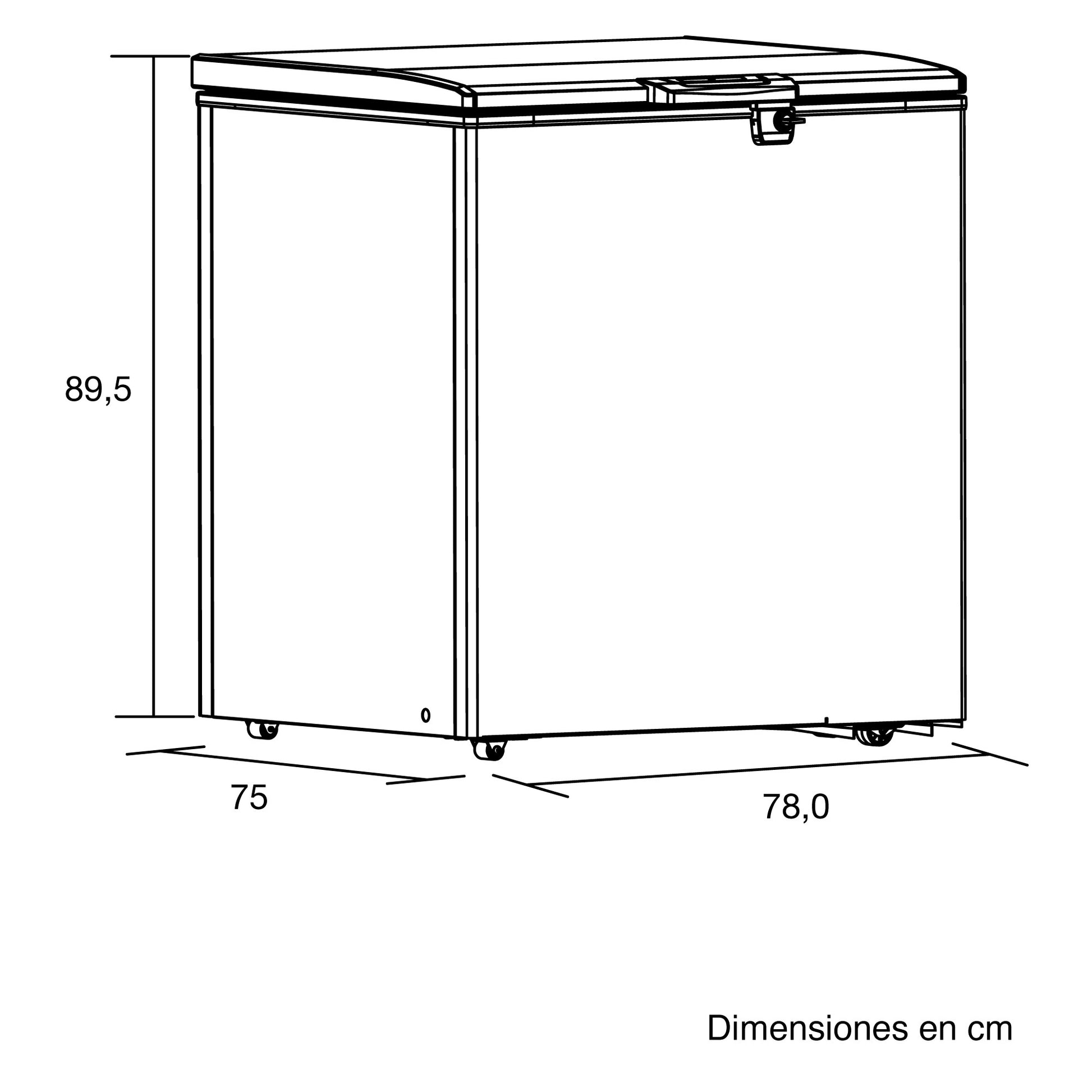 Congelador Dual 230 Litros CH 332 Challenger Horizontal Blanco
