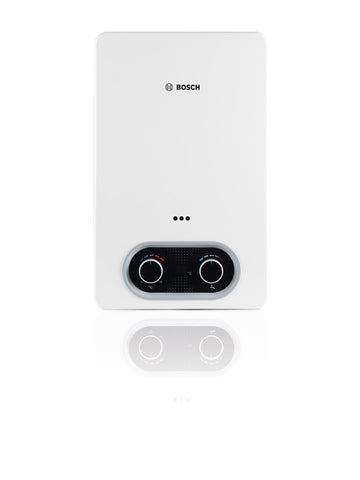 Calentador de paso a gas 12 Lts THERM 1400 Bosch GN Blanco