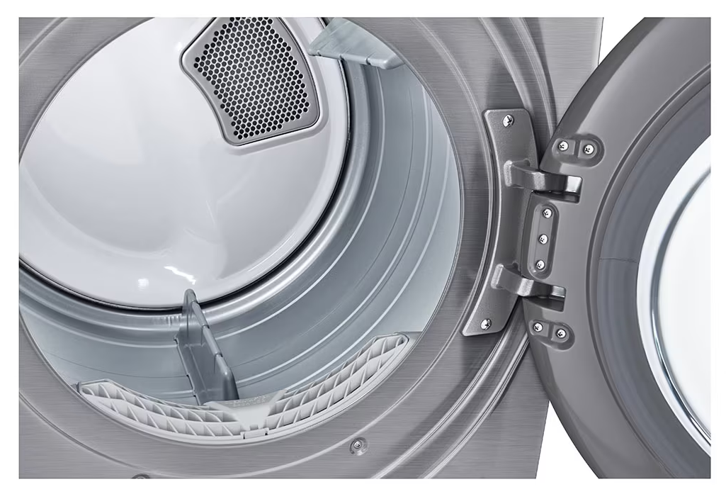 Secadora 22Kgs/48Lbs a Gas L.G DF22VV2R carga frontal Acero Inox