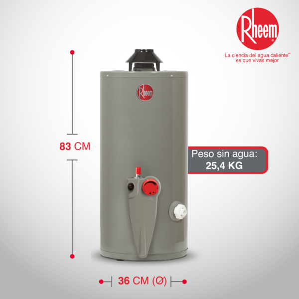 Calentador de 10Gal de Acumulación Rheem