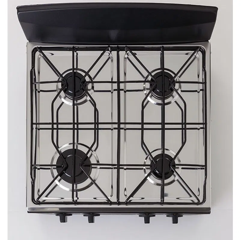 Estufa de mesa 4 puestos a gas Haceb EM AVELLANA T Color Negra