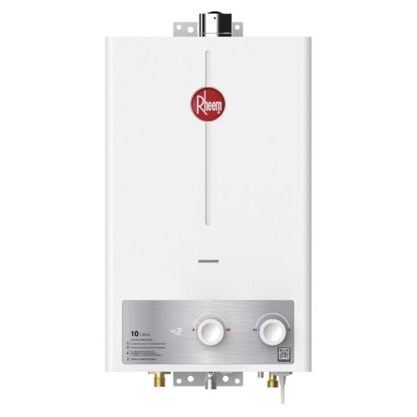 Calentador 10 Ltrs de paso Rheem Tiro Forzado