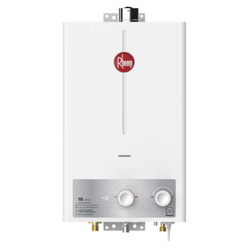 Calentador 10 Ltrs de paso Rheem Tiro Forzado
