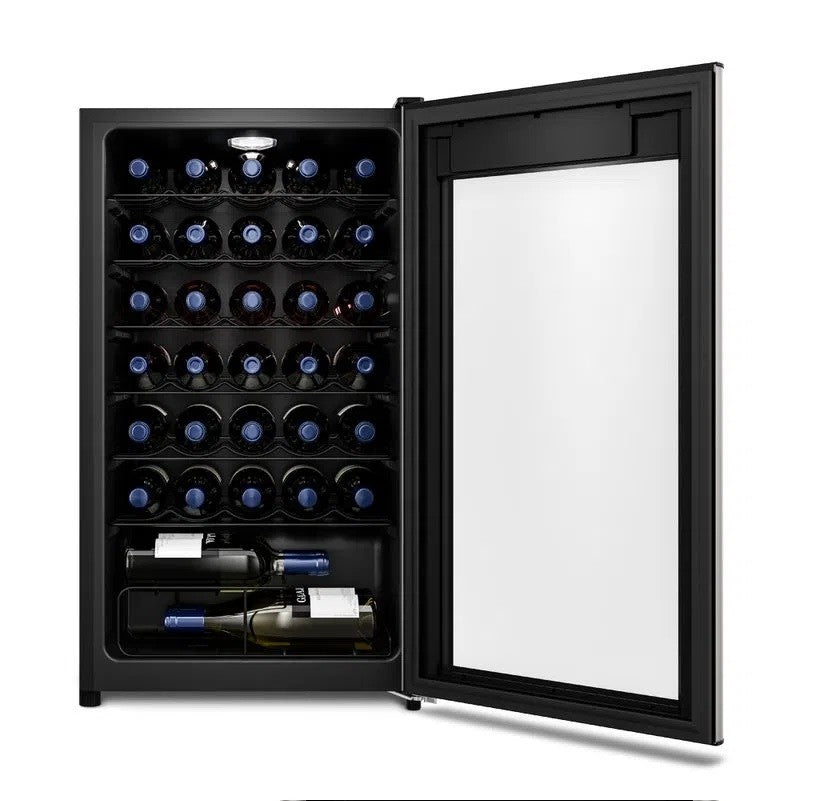 Cava de vinos Electrolux 34 botellas Cristal Negro