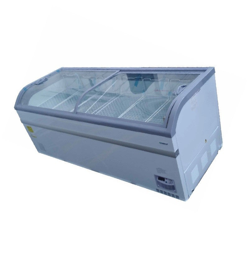 Congelador 500Lts Horizontal CH-SC-500 Inducol puerta de vidrio blanco