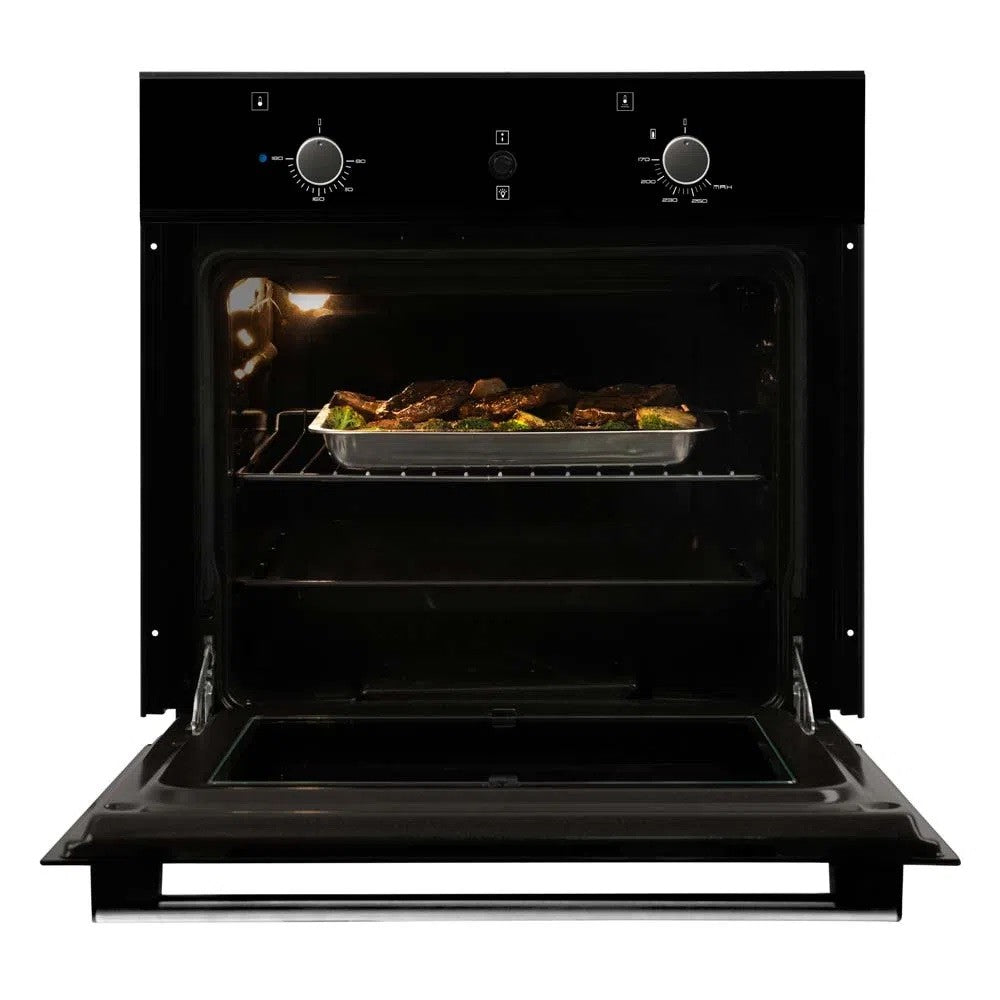 Horno Mixto a gas para empotrar HG 2562 Challenger Negro -220V a.c