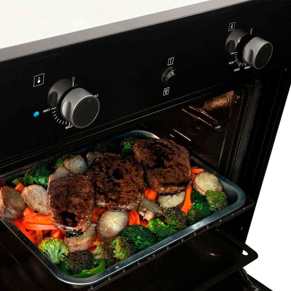 Horno Mixto a gas para empotrar HG 2562 Challenger Negro -220V a.c
