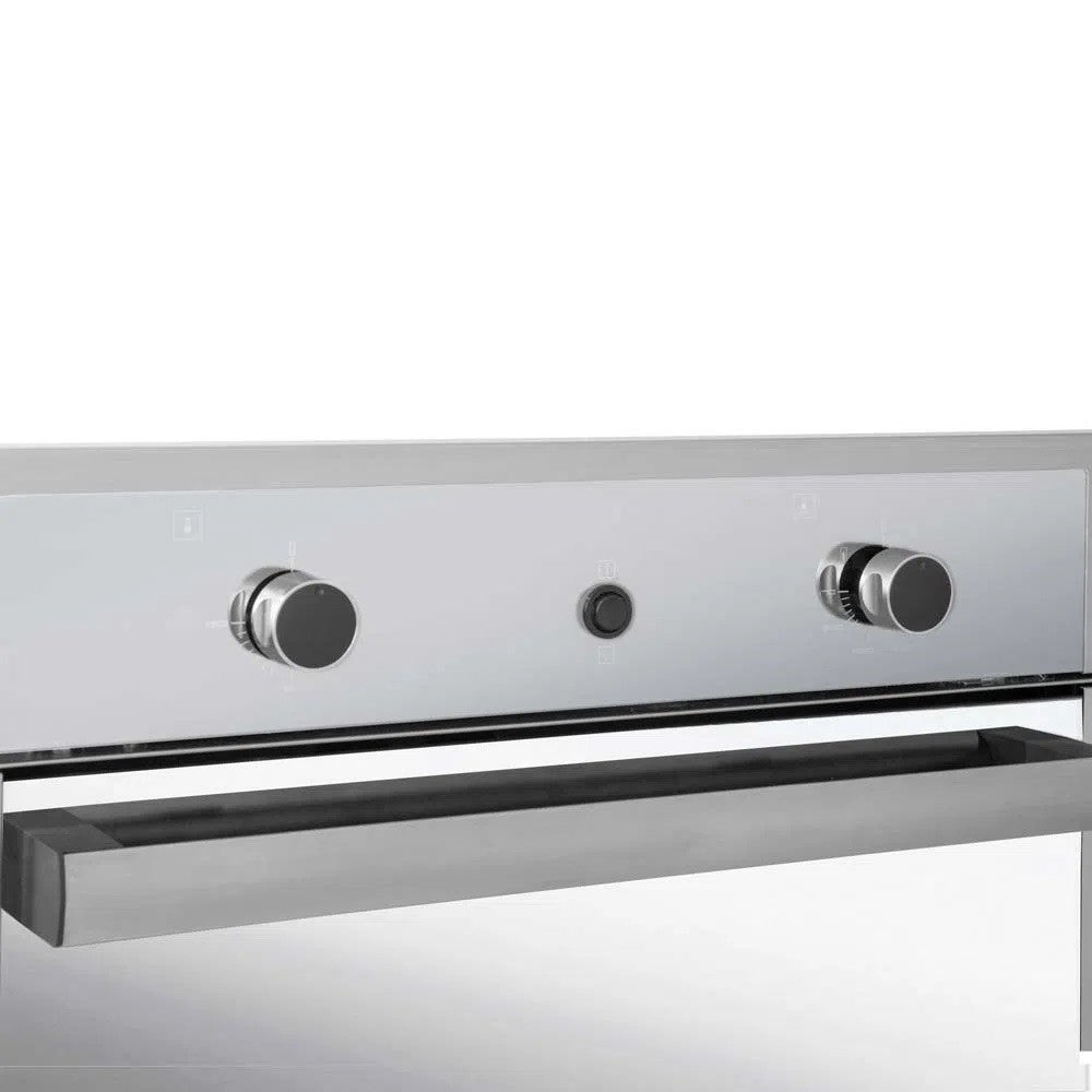 Horno Mixto a gas para empotrar HG 2562 Challenger Inox -220V