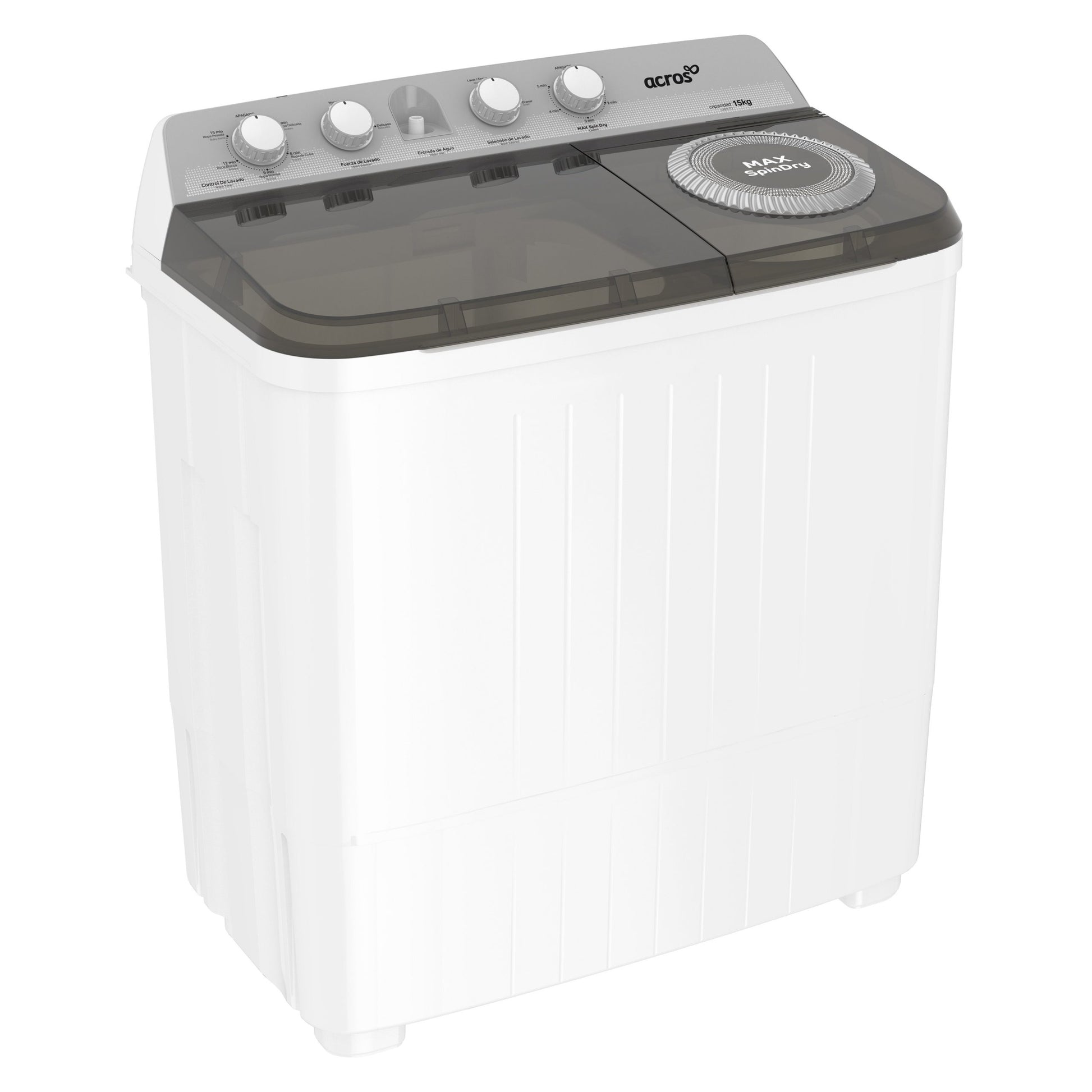 Lavadora 15Kg Semiautomática ACROS ALD1545 Whirlpool Blanca