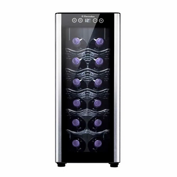 Cava de vinos Electrolux EWW123XSLB - Cava de vinos 12 botellas Negro