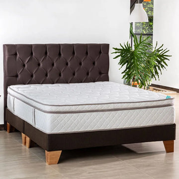 Colchon Spring HEAVEN V2 Queen Size - Colchon 160X190 Blanco