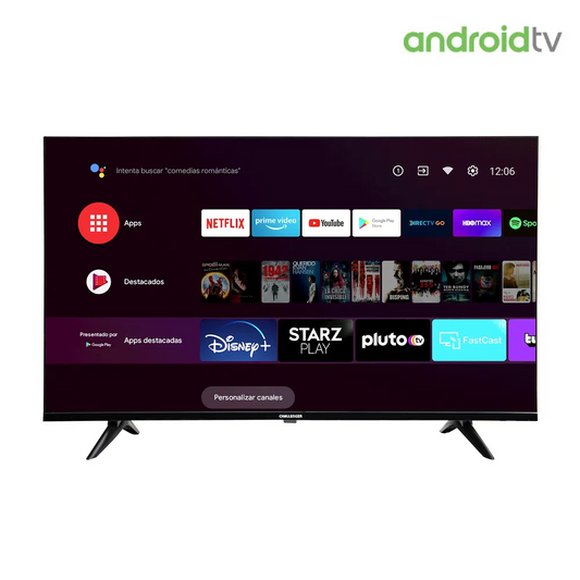 Televisor Challenger LED 43LO69 BT - Smart TV de 43 Pulgadas Negro