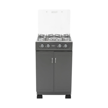 Estufa a gas Haceb ROMERO GAB V GN PL -  Estufa de 50 Cm Color Plata